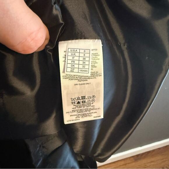 Brooks Brothers Women’s Estethia Wool Keyhole Sleeveless Pencil Dress Size 0 - Picture 6 of 7